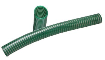 PVC-Saug+Druckschlauch grün mit weißer Spirale NW 50 mm